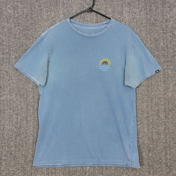 Vans T-Shirt Mens Medium Blue Short Sleeve California Skateboarding Tee - Picture 3 of 13